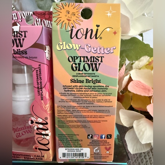 🆕🪷 IONI LIMITED EDITION “BERRY BLISS” & “OCEAN DEW” 3-PIECE FACIAL MIST SET. NEW - Picture 8 of 10